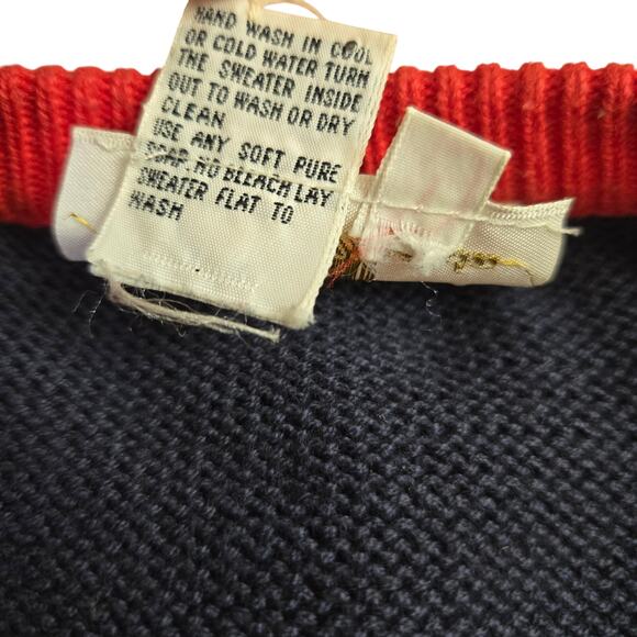 Lilly of California Womens Vintage 70s Deadstock Preppy Old Money Golf Sweater L - Picture 9 of 11